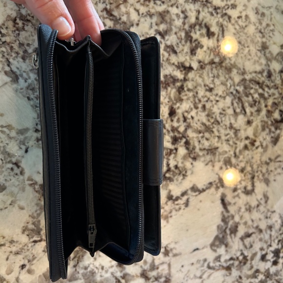 Paul Walter leather checkbook wallet NWOT - Picture 5 of 6